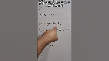 Why getch() function with void main() #clanguage #ccoding #cprogramminginhindi #programming