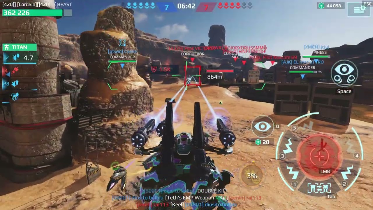 War Robots Sniper Canyon