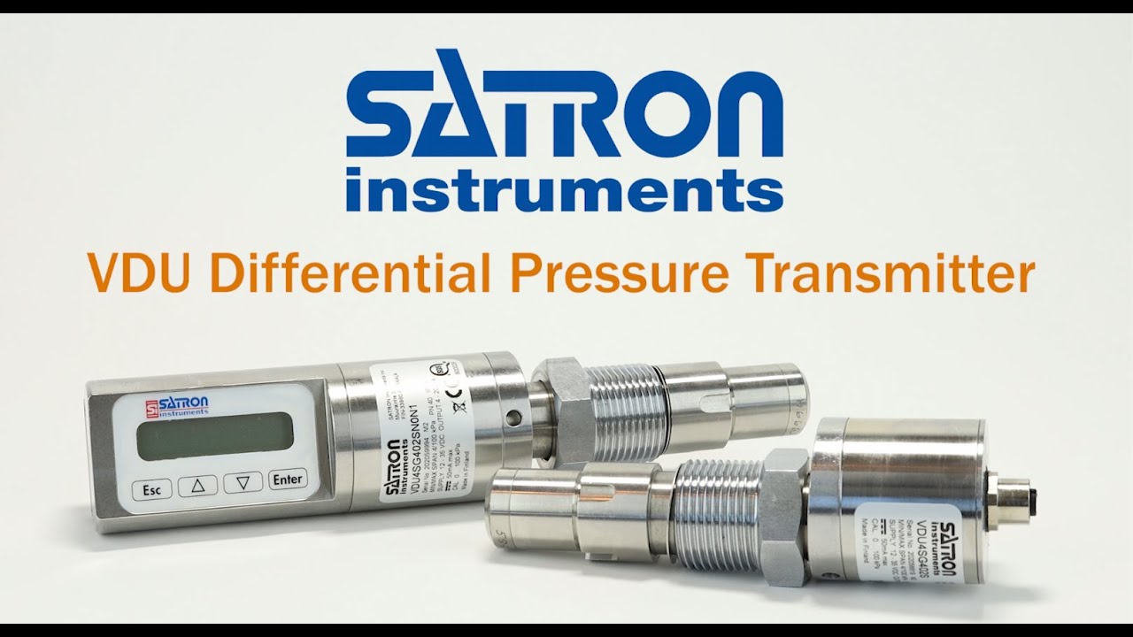 Satron Instruments SATRON Instruments - VDU Differential Pressure Transmitter - YouTube