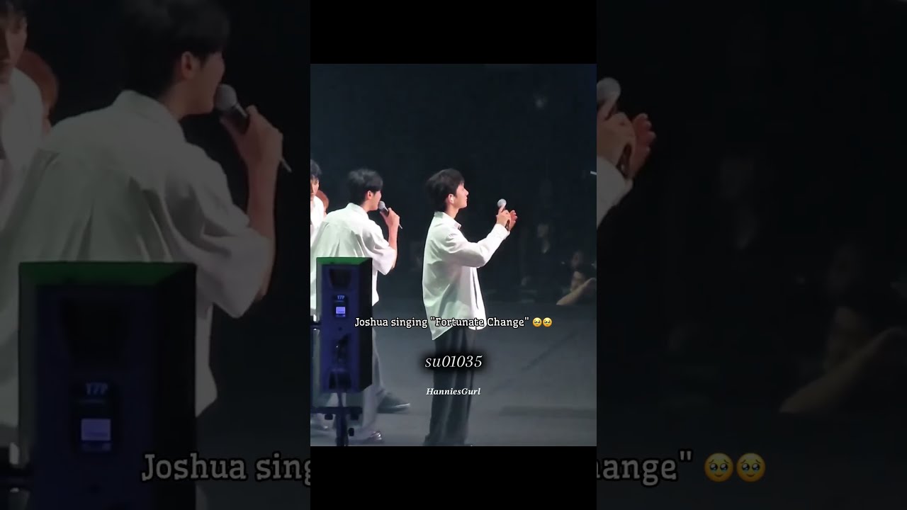 Ahhhhh Fortunate Change 😭😭😭 #joshua #joshuahong #seventeen #svt #shorts