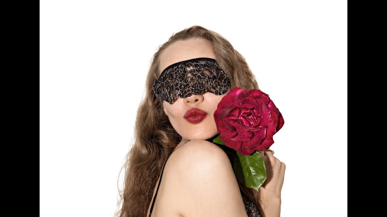Rose Powder Lace Eye Mask Collection
