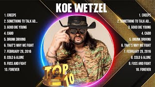 Koe Wetzel Greatest Hits Full Album ▶️ Full Album ▶️ Top 10 Hits of All Time