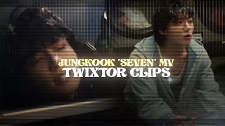 jungkook 'seven' mv twixtor clips! [HD] (+mega link)