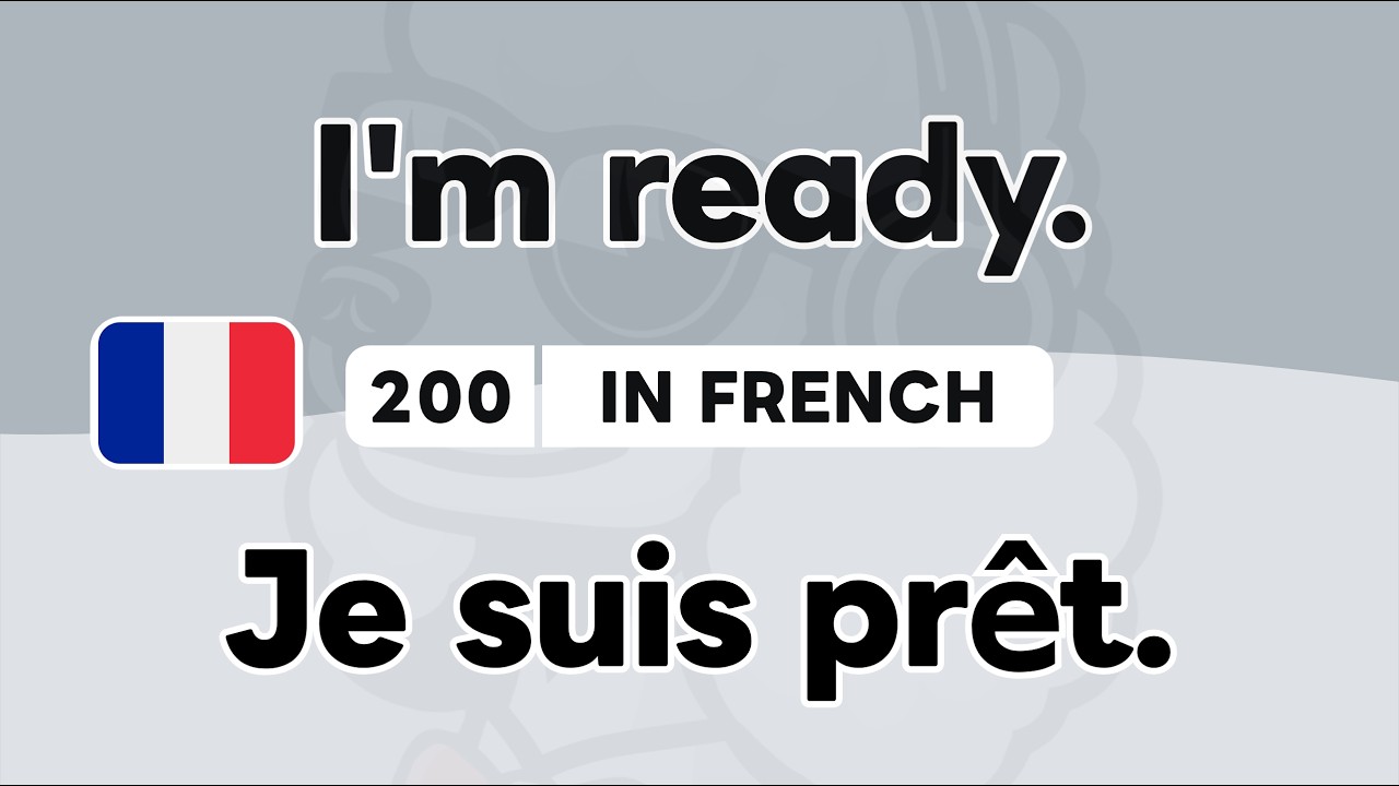 2026 🇫🇷 200 French Phrases 28 Patterns for Beginners Part 1