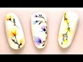 WATERCOLOR NAIL DESIGN / Дизайн ногтей акварельными красками / Акварель