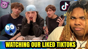 TRIPLETS REACT TO EACH OTHERS LIKED TIKTOKS