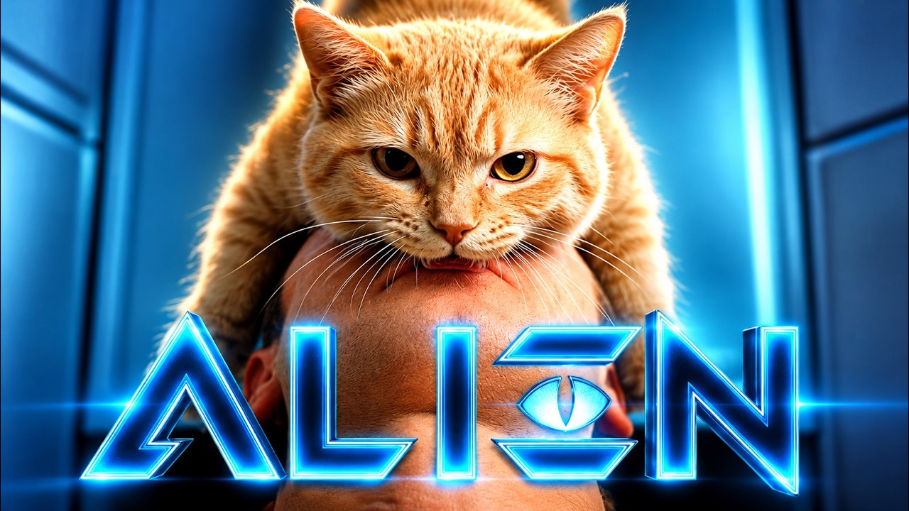 ALIEN - 1979 Ridley Scott adaptation with my "scary" cat Eliot 🐱 - YouTube