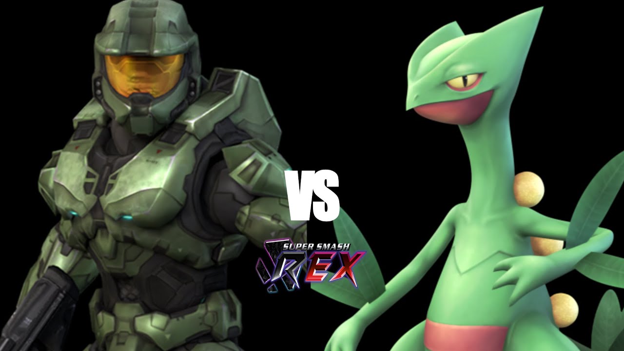 (Smash Rex) Master Chief Vs Sceptile