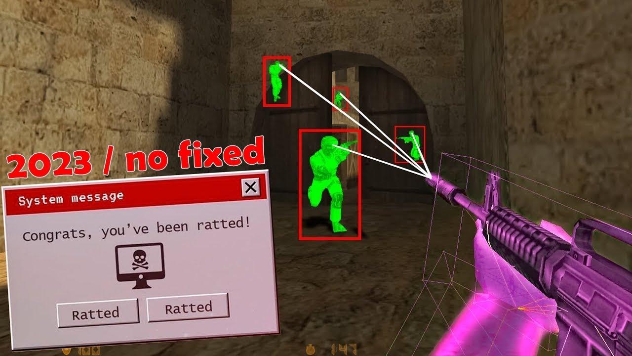 CS 1.6 AİM + WALL HACK / 2023 Güncel / Win7-8-10 / Legit and Rage!