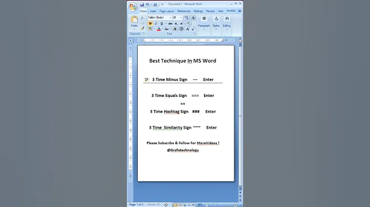 Underline Best Technique in MS Word #microsoft #word #msword #shorts #education #computer