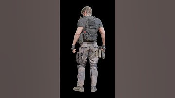 Resident Evil 4 | Leon in Krauser Outfit #shorts