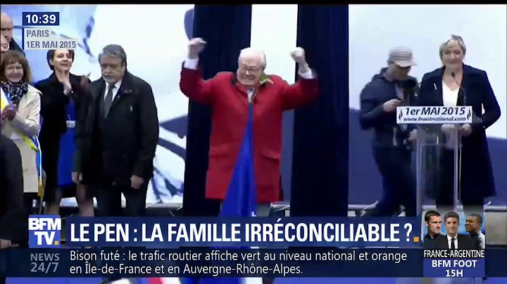 Le Pen: une famille en voie de réconciliation ?