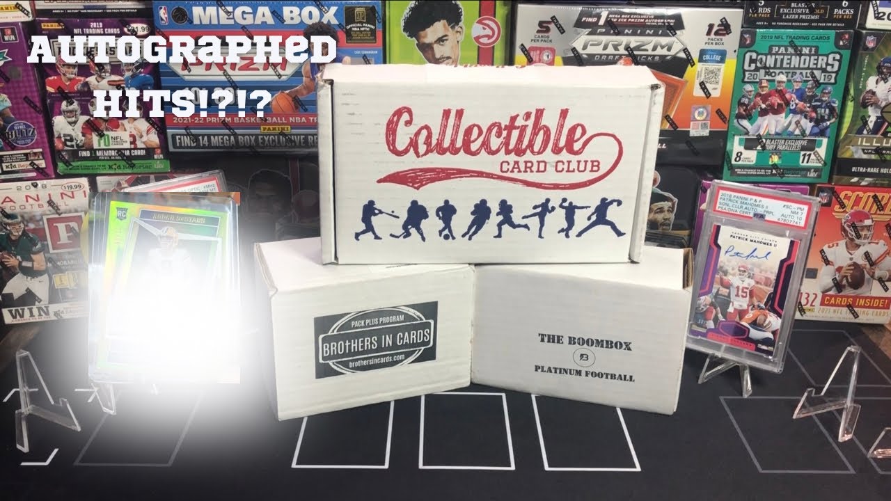 MEGA UNBOXING! 3 Football Card Subscription Box Unboxing YouTube