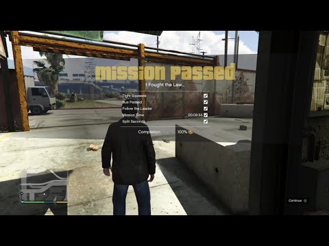Gold Medal In GTA V Mission I Fought the Law.. - YouTube