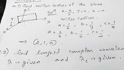 IIT JAM 2020 PHYSICS SOLUTIONS (Part |)