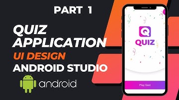 Quiz App With Room Database | Part 1 | Creating UI Design | Android Studio  #mstore