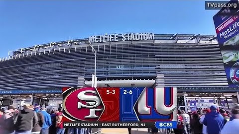 NFL on CBS intro | SF@NYG | Week 9 | 11/2/2025