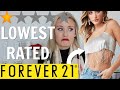 I BOUGHT THE LOWEST RATED ITEMS ON FOREVER 21