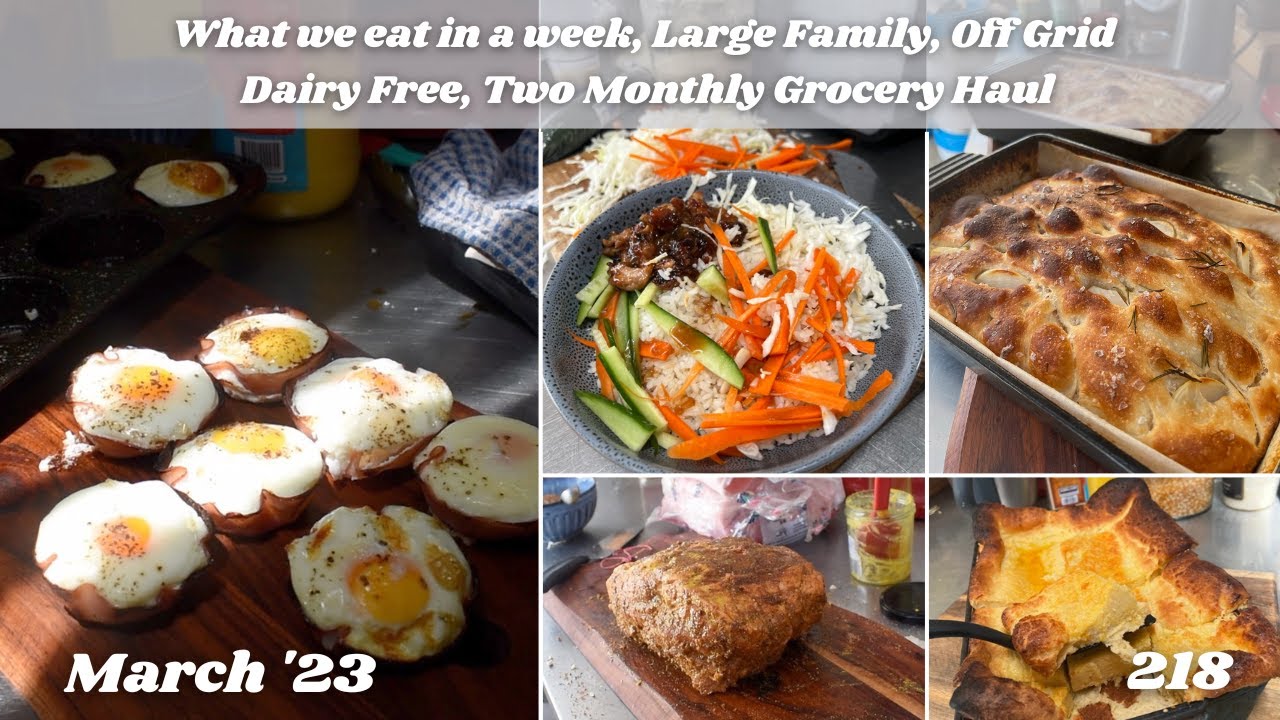 What We Eat in a Week | Large Family | From Scratch | 2 Monthly Groceries | Off Grid Australia 218