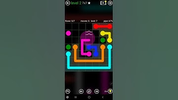 How To Solve Flow Free Bridges Classic Pack 2 Level 2 7x7 Board Walk Through Solution Walkthrough