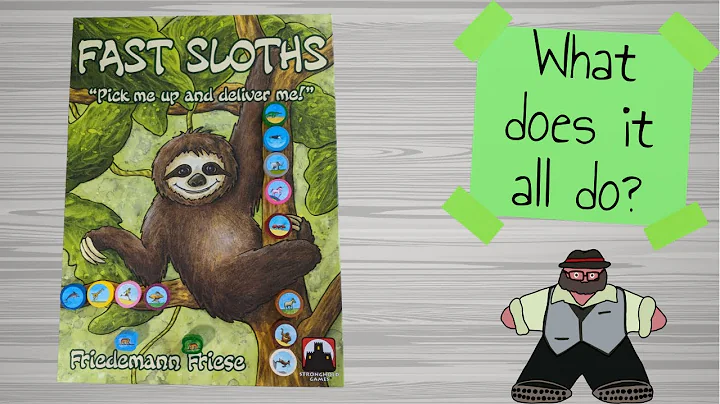 Fast Sloths - What does it all do?