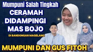 Ceramah Ustadzah Mumpuni Sang Pengantin Baru Di Dampingi Sang Suami Di Tonoboyo,Bandongan,Magelang