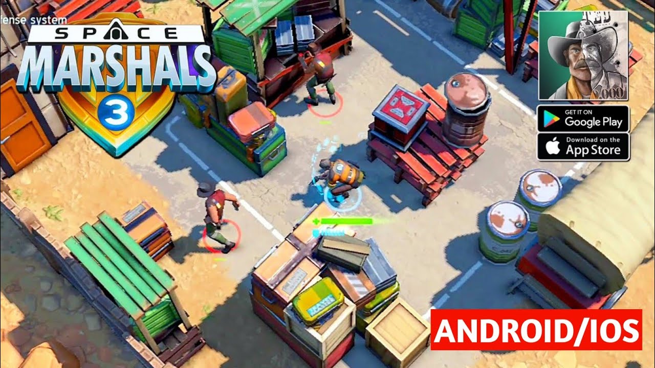 Space Marshals 3 Gameplay Walkthrough (Android, iOS) - Part 1|space marshals 3 game