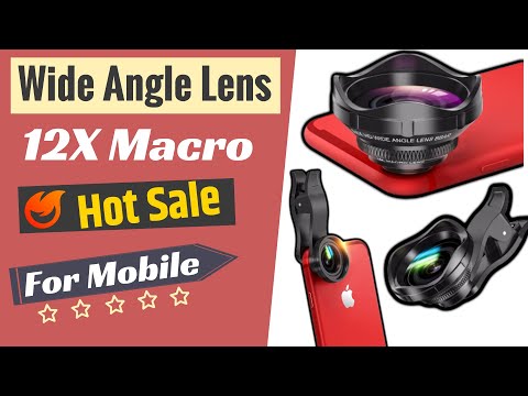 Super Wide Angle 12X Macro Phone Camera Lens Kit with samsung iphone pixel huawei APEXEL wide lens Super Wide Angle 12X Macro Phone Camera Lens Kit with samsung iphone pixel huawei APEXEL wide lens