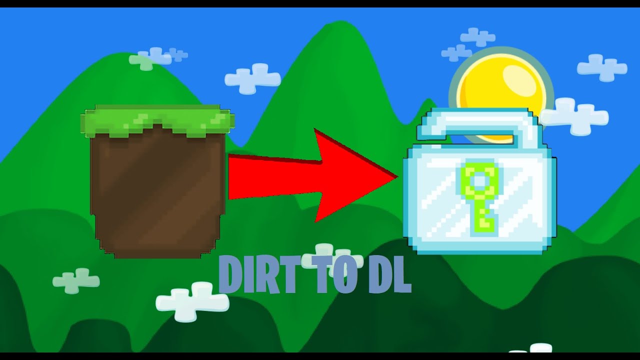 Growtopia Dirt To Dl 1 First Wls - youtube roblox farming simulator codes how to get 8000 robux