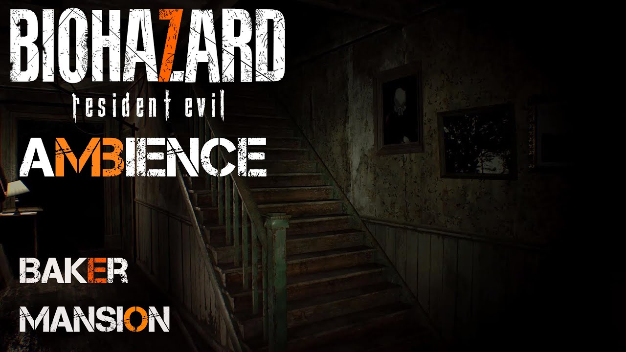 Resident Evil 7 | Baker Mansion | Hallway Ambience | Probably not Alone | Biohazard | 8 Hours
