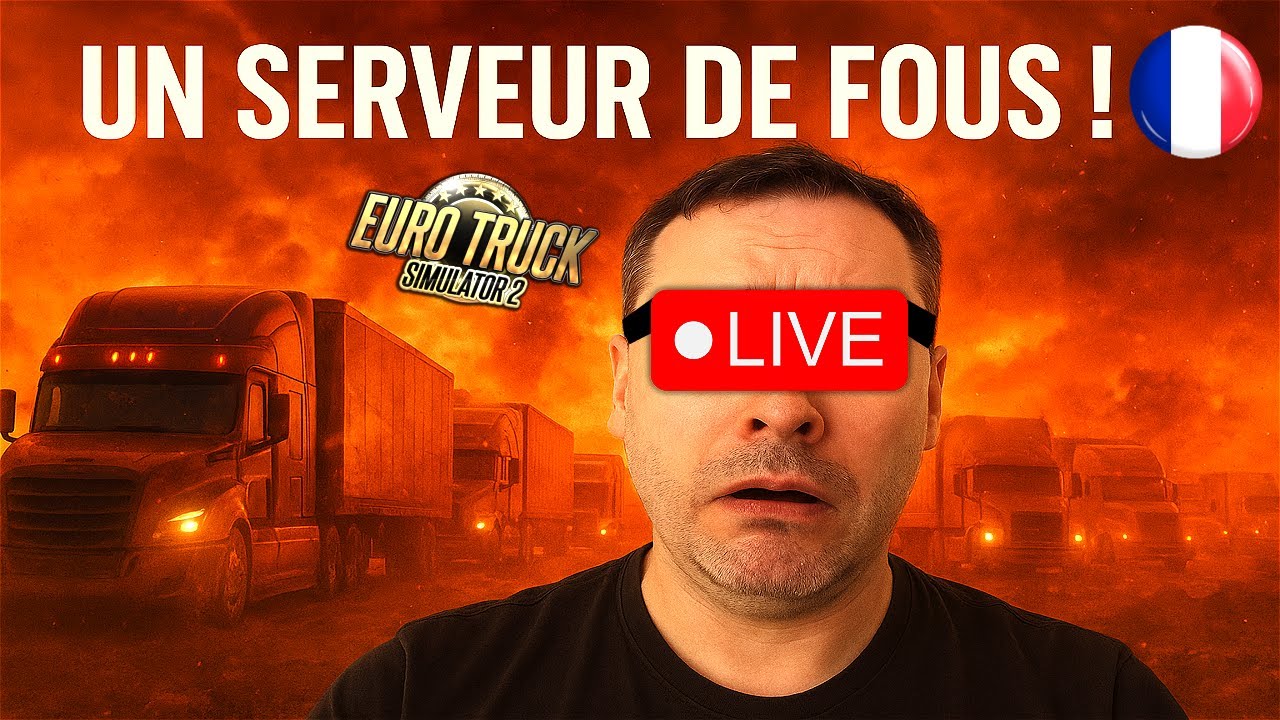 🚛DES CENTAINES DE CAMIONS EN MÊME TEMPS 😳 ETS2 - Euro Truck Simulator 2