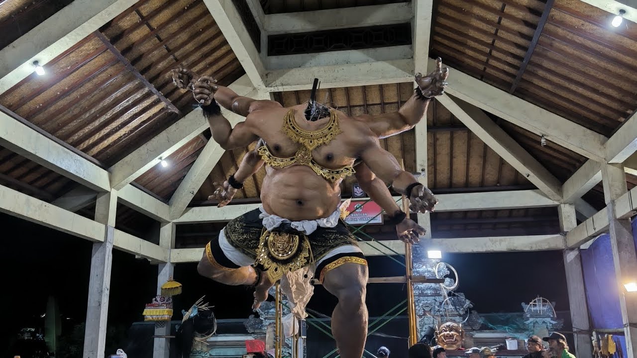 Proses Singkat Penggarapan Ogoh-Ogoh Yamadipati Sabha Yowana Saka Bhuana Santhi Desa Adat Sunantaya