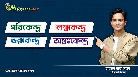  ত্রিভুজের লম্বকেন্দ্র, অন্তঃকেন্দ্র, পরিকেন্দ্র, এবং ভরকেন্দ্র।। 