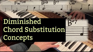 Diminished Chord Substitution - How to do it.