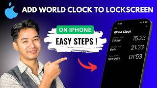 How To Add World Clock To iPhone Lock Screen screenshot 3