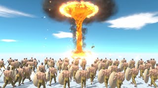 Fire Tornado vs ALL UNITS Animal Revolt Battle Simulator screenshot 4