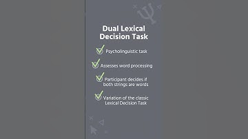 Dual Lexical Decision Task | Overview