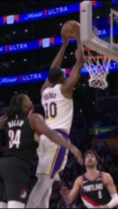 Christian Koloko | Lakers vs Portland #nba #shorts #lakers #lakeshow #rookie #trending #player #new