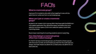 Roommate Matching Guide for USH Affiliated Housing (Incoming WCU Students)