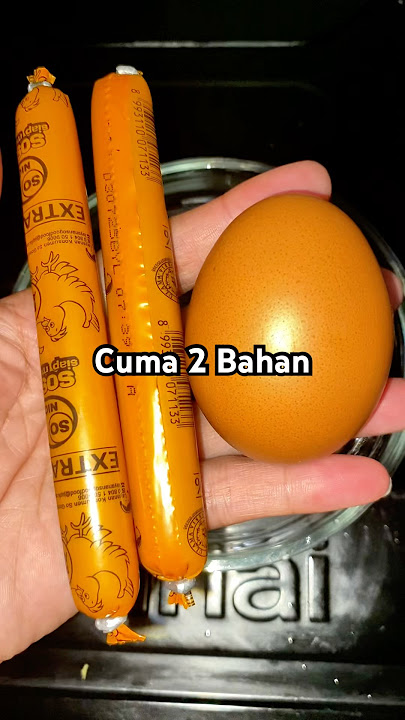 Cemilan dari sosis telur #resepmasakan #cemilan #sosis #shortvideo