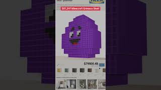 $81,214 Minecraft Grimace Happy Meal Shelf (red alert)