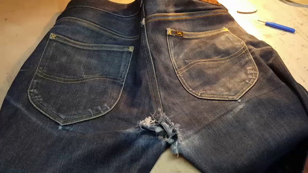 levis jeans crotch rip