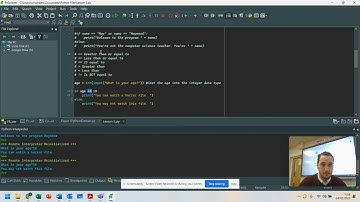 AQA Computer Science - Lesson 5 - Python - 3.10 - Selection / Comparison Operators