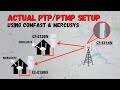 PTP/PTMP  Actual Setup Using Comfast Antennas [Tagalog]
