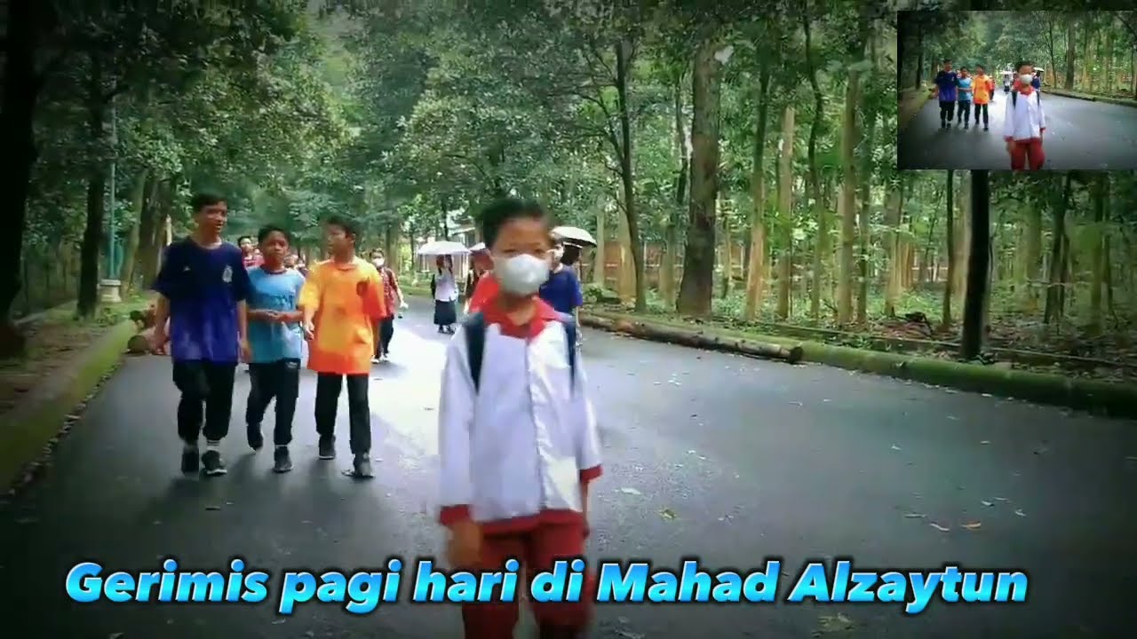 🛑KETIKA Gerimis pagi hari di Mahad Alzaytun