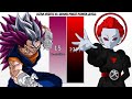 Ultra vegito vs grand priest power levels updated  dragon ball zdragon ball superdragon ball uv