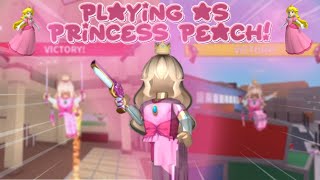 Beating Campers As Princess Peach In Mm2 Keyboard Asmr