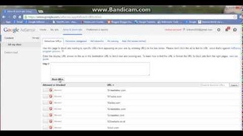 How To Allow and Block Ads On Google Adsense 2014