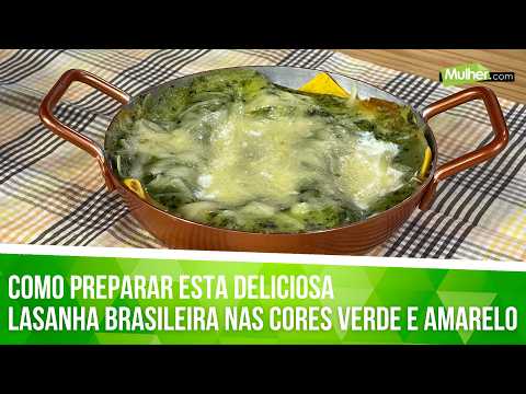 How to make this delicious green and yellow Brazilian lasagna