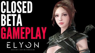 Elyon Closed Beta GAMEPLAY - My First Impressions & Starting Gameplay! (MMORPG PC 2021)